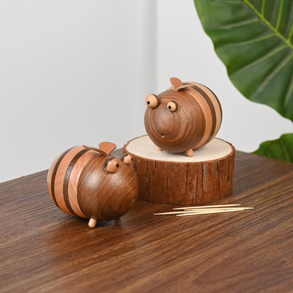 Bee Toothpick Holder Dispenser - Unique Kitchen Gadgets for Home Decor and Gifts, Cute Kitchen Accessories for Bee Lovers, Bee Decor - Perfect