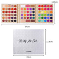 UCANBE Professional 86 Colors Eyeshadow Palette with 15Pcs Makeup Brushes Set Matte Glitter Long Lasting Highly Pigmented Waterproof Contour Blush