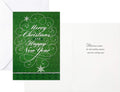 Hallmark Image Arts Christmas Boxed Cards Assortment, Elegant Lettering (4 Designs, 24 Cards with Envelopes) Red and Green Elegant Lettering