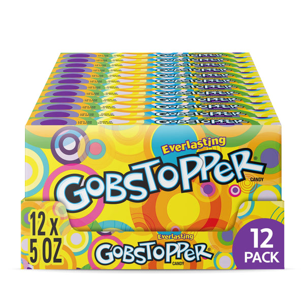 Gobstoppers Everlasting Jawbreaker Hard Candy, Theater Box, 5 oz, 12 Ct