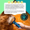 Maxpower Planet Original Pet Grooming Rake - Double-Sided Deshedding Dematting Tool, Undercoat Rake for Dogs & Cats, Extra-Wide Dog Grooming Brush