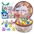 34 + 6 Bath Bombs with Crystal Toys Inside for Kids, 34PCS Organic Surprise Bath Bomb Gift Set for Christmas, Birthday, Easter, Natural Fizzy Bath