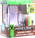 Tara Toys Minecraft Design A Vinyl™ Toy Figure with Washable Markers, 5-Pieces, 3 Years and Up - Creeper