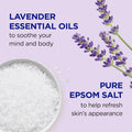 Dr Teal's Foaming Bath with Pure Epsom Salt, Soothe & Sleep with Lavender, 34 fl oz (Pack of 2) 68 Fl Oz (Pack of 1) Lavender