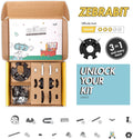 The off Bits Build Your Own Zebra Robot Model, Gift Ideas, STEM Building Toy for Kids 6-9+, Educational Engineering Kit, Construction & Creative