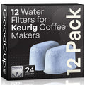 Keurig Filter Replacement - 12 Water Filters for Keurig K-Mini, K-Supreme, K-Slim, K-Express, K-Classic, K-Duo, K-Duo Hot & Iced, K-Elite,
