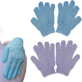 8 PCS ROTOPATA Deep Exfoliating Gloves Mitt with Hanging Loop for Shower, Spa, Body Scrubs, Dead Skin Cell Remover Bathing Accessories