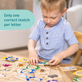 Melissa & Doug Self-Correcting Alphabet Wooden Puzzles with Storage Box (52 Pcs)