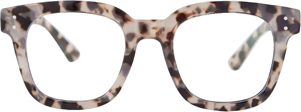 Madison Avenue Blue Light Blocking Glasses Oversized Fashion Blue Light Glasses for Women anti Eyestrain & UV Protection Computer Eyeglasses (Grey