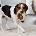 TrustyPup Tough 'N Fun Donut Squeaky Plush Dog Toy, Chew Guard Technology - Tan, Small (71148) Tough 'N Fun Small Tough 'N Fun - Donut (Tan)