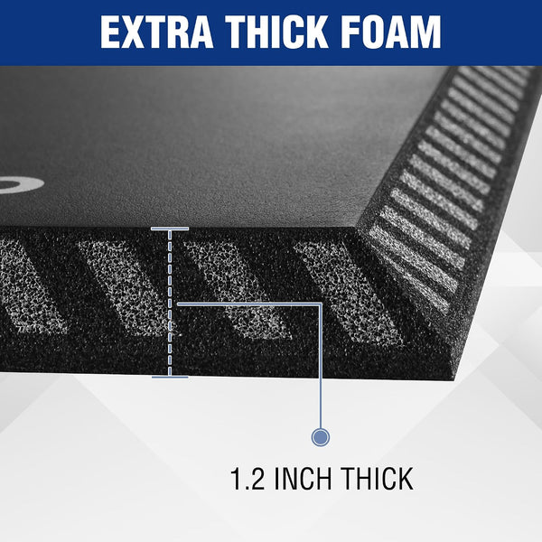 WORKPRO Extra Thick Kneeling Pad, Soft Foam Knee Cushioning, Extra Large Foam Kneeler Mat for Auto-Repair, Gardening, Workout Supplies, 28 X 16 X