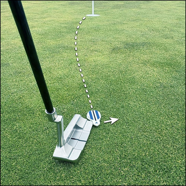 Putting Alignment Aid Tool - Golf Ball Marker - Rotate to Aim - Golf Gift Accessory for Men & Women Golfers - USGA Compliant 1