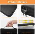 Accordion File Organizer, 24 Pocket Expanding Folder with Multi Pockets Fireproof Folder with Handle & Labels Portable Business Fire and Water