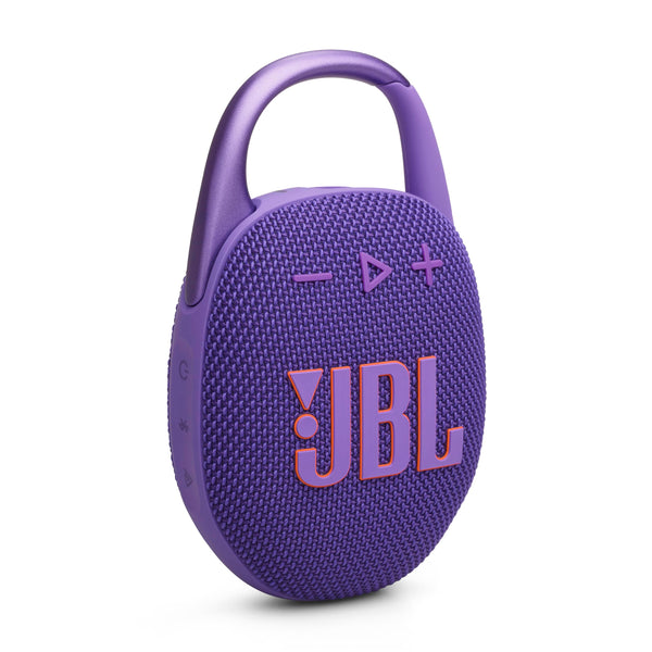 JBL Clip 5 - Ultra-Portable, Waterproof & Dustproof Bluetooth Speaker, Big Pro Sound with Punchy Bass, Integrated Carabiner, up to 12 Hours of