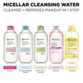 Garnier Micellar Water with Rose Water and Glycerin, Hydrating Facial Cleanser & Makeup Remover, For All Skin Types, Vegan, Cruelty Free, 13.5 Fl