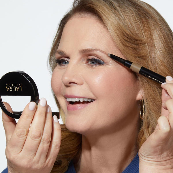 LAURA GELLER NEW YORK Sculpt-N-Stay Waterproof Brow Pencil & Gel- Blonde