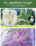 Bird Netting for Garden Protection - 4 Pack Garden Netting Pest Barrier with Drawstring,3.3Ft x 2.7Ft Mosquito Net Tomato Protective Cover Garden