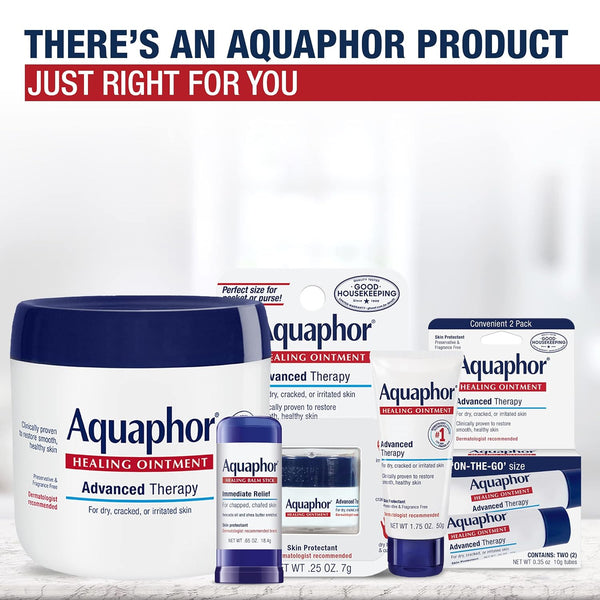 Aquaphor Healing Balm Stick, Skin Protectant with Avocado Oil and Shea Butter, 0.65 Oz Stick 0.65 Ounce (Pack of 1)