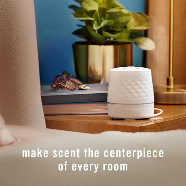 Febreze Plug Scent Booster Continuous Scent Device Oil Diffuser, Compatible with Febreze Air Freshener Plug in Refills