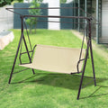 Outdoor Porch Patio Swing Seat Cover, 600D Thickened Oxford Waterproof Swing Cushion Protection Covers Replacement for Outdoors Garden Yard