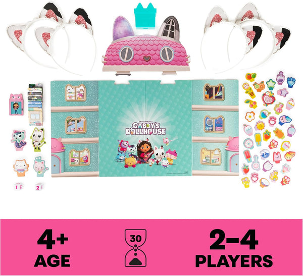 Spin Master Games, GabbyÃ¢ÂÂS Dollhouse, Meow-Mazing Board Game, Board Game for Kids, Family Games, Preschool Game for Families & Kids Ages 4+