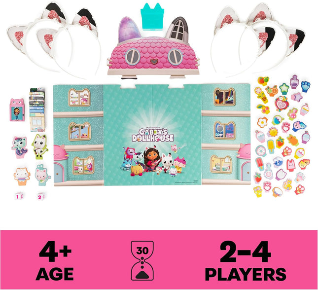 Spin Master Games, GabbyÃ¢ÂÂS Dollhouse, Meow-Mazing Board Game, Board Game fo