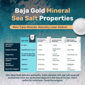 Baja Gold Mineral Sea Salt, Gary Brecka Choice, Fine Grind, 5 lb Bag | Unrefined Mineral Sea Salt, Trace Minerals, Naturally Lower Sodium,