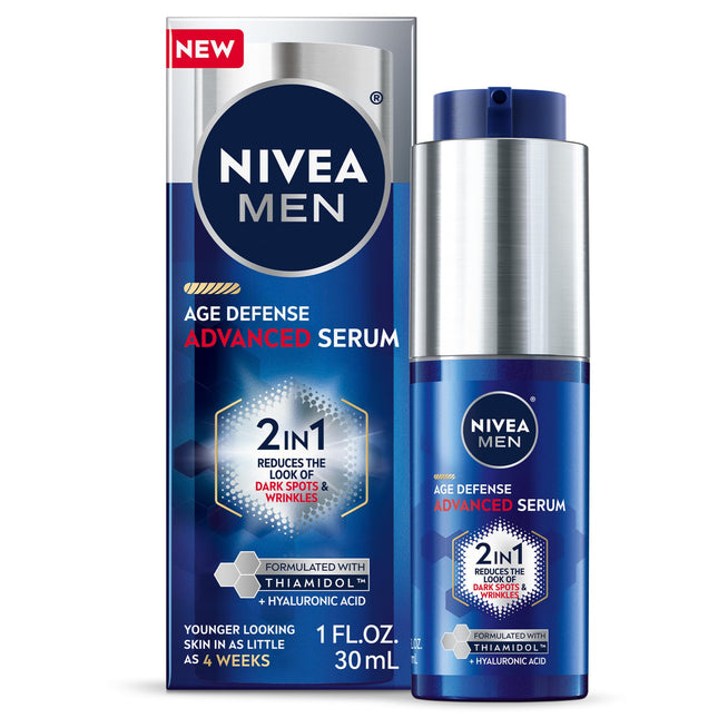 NIVEA MEN Age Defense Advanced Face Serum for Dark Spots with Thiamidol (TM) + H