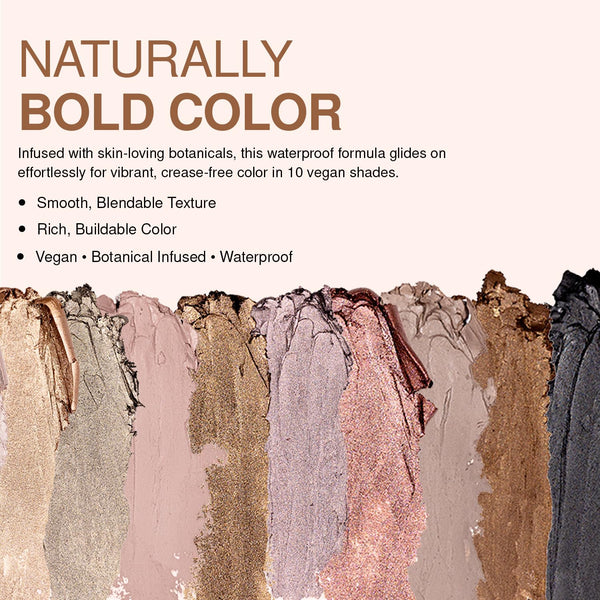 Palladio Waterproof Eyeshadow Stick, Silver Mauve Shimmer, Matte
