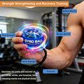 EXBEPE Metal Torque Ball with Light, Weighted Auto-Start Gyro Ball Hand Wrist Forearm Trainer and Strengthener for Exercise Joint and Muscle with