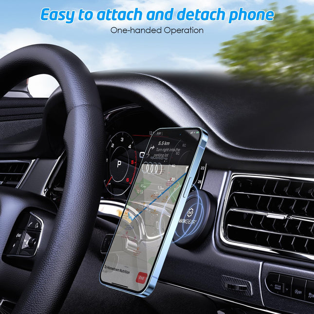Universal Flat Stick On (2 Pack) Dashboard Magnetic Car Mount Holder for Cell Ph