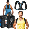 Posture Corrector for Men and Women - Shoulder Straightener Back Brace - Adjustable Straps - Scoliosis, Kyphosis, Scapula and Neck Hump Relief -