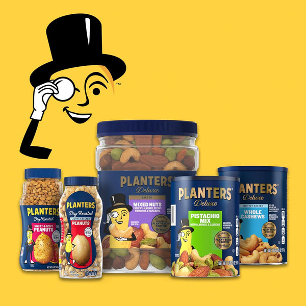 PLANTERS Pistachio Nuts Lovers Nut Mix with Pistachios no shell, Almonds & Cashews, Party Snacks, Plant-Based Protein, After School Snack, Bulk