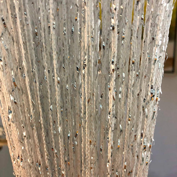 Hysenm 2 Pack 39 x 79 Inch Beaded Curtain String Door Curtains, Hippie Room Decor Closet Beaded Curtains for Doorway, Room Divider Privacy Decor,