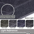 BEQHAUSE Dirt Trapper Door Mat 20" x 32", Doormat Non-Slip, Dark Grey | Entryway Rugs Washable, Dog Door Mat Stain Resistant and Absorbent Welcome