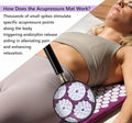Acupressure Mat & Pillow Set for Sciatica Pain Relief, Extra-Long 29” Acupuncture Mat for Back & Neck Pain, Stress Relief & Better Sleep, with