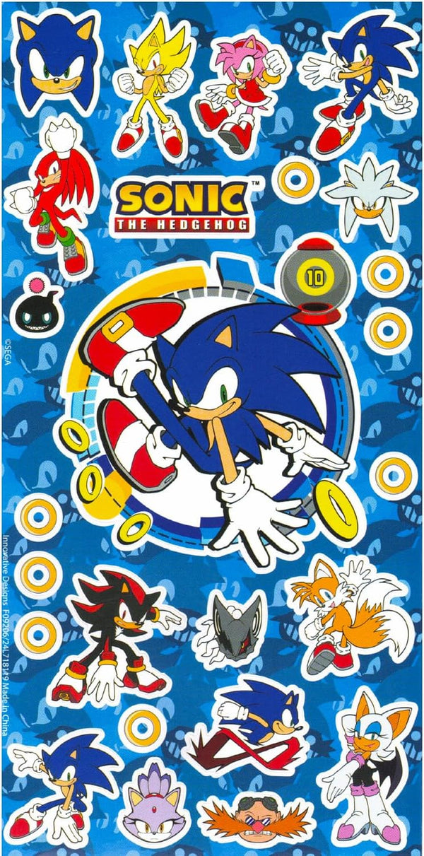 Sonic the Hedgehog Pop up Board Game - Bundle with Sonic Board Game for Kids with Pop up Dice plus Stickers, More | Sonic the Hedgehog Games for