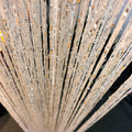 Hysenm 2 Pack 39 x 79 Inch Beaded Curtain String Door Curtains, Hippie Room Decor Closet Beaded Curtains for Doorway, Room Divider Privacy Decor,