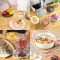 300PCS Elastic Food Covers Fresh Keeping Bags Disposable Stretchable Bowl Covers Universal Kitchen Wrap Seal Bags for Food Storage Bread Proofing