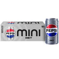 Diet Pepsi Soda, 7.5 Ounce Mini Cans, 10 Pack 7.5 Fl Oz (Pack of 10)