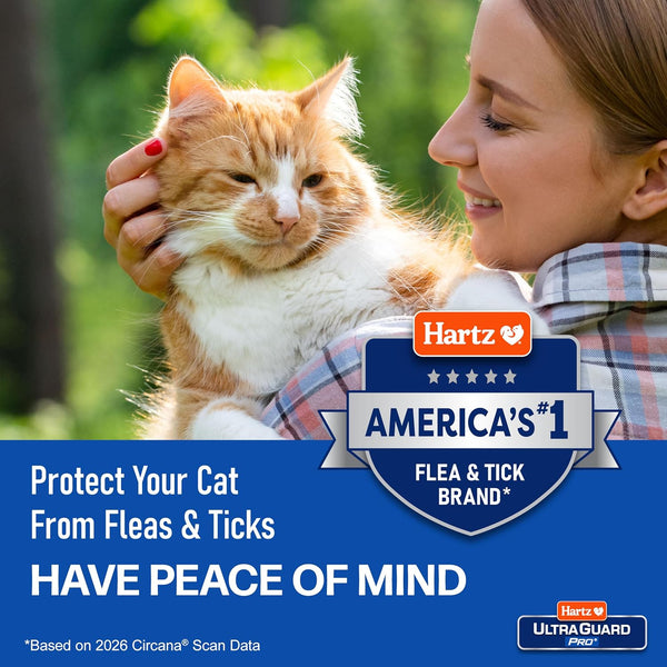 Hartz UltraGuard Pro Flea & Tick Collar for Cats and Kittens, 7 Month Flea and Tick Prevention and Protection, 1 Collar