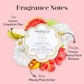 Spongelle Freesia Pear Spongette Loofah Body Scrubber | Bath & Shower Loofah for Women | Body Scrubber Exfoliator with Body Wash Infused Sponge |