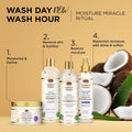 African Pride Moisture Miracle Curling Cream with Shea Butter & Flaxseed Oil, Moisturizes & Defines Coily & Curly Hair, 12 Oz, Pack of 3 12 Ounce