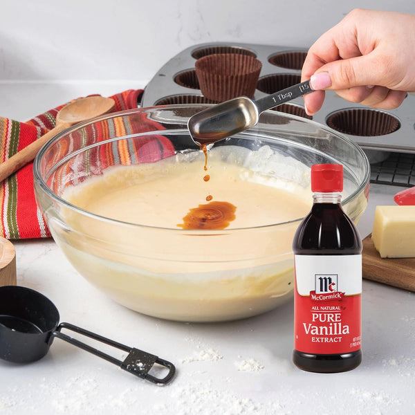 McCormick Vanilla Extract, Pure, No Corn Syrup, Gluten Free, Rich, Sweet Flavor and Aroma for Baking and Savory Dishes, 16 fl oz