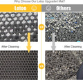 Cat Litter Mat Grey Trapping for Litter Box, XL Jumbo 30 X 24 In, Urine & Waterproof, Honeycomb Double Layer anti Tracking Kitty Mats, No