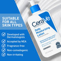 CeraVe Daily Moisturizing Lotion for Dry Skin, Body Lotion & Face Moisturizer with Hyaluronic Acid and Ceramides, Daily Moisturizer, Fragrance