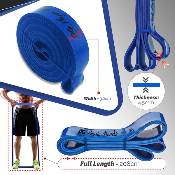 Physix Gear Workout Bands for Pullups Set, Pull up Resistance Bands Set, Long Bands for Workout and Exercise Bands Pull Ups, Pull Ups Resistance