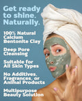 Aztec Secret – Indian Healing Clay 1 lb – Deep Pore Cleansing Facial & Body Mask – The Original 100% Natural Calcium Bentonite Clay – New Version