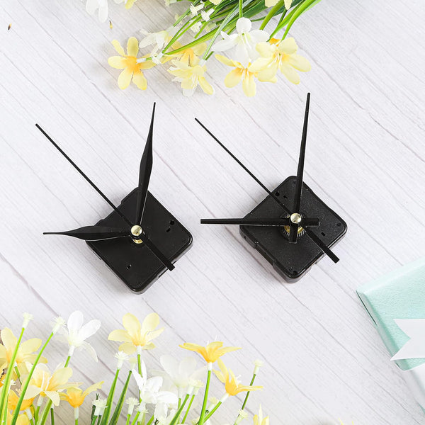 5pcs High Torque Quartz Clock Movement Mechanism Replacement Clock Kit with 12 Different Pairs of Hands Clock for DIY Handicrafts Repair Clock