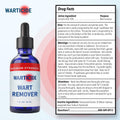 Fast-Acting Wart Remover - Effective Plantar and Genital Wart Removal with Natural Ingredients - Attacks Warts on Contact, Easy Dropper
